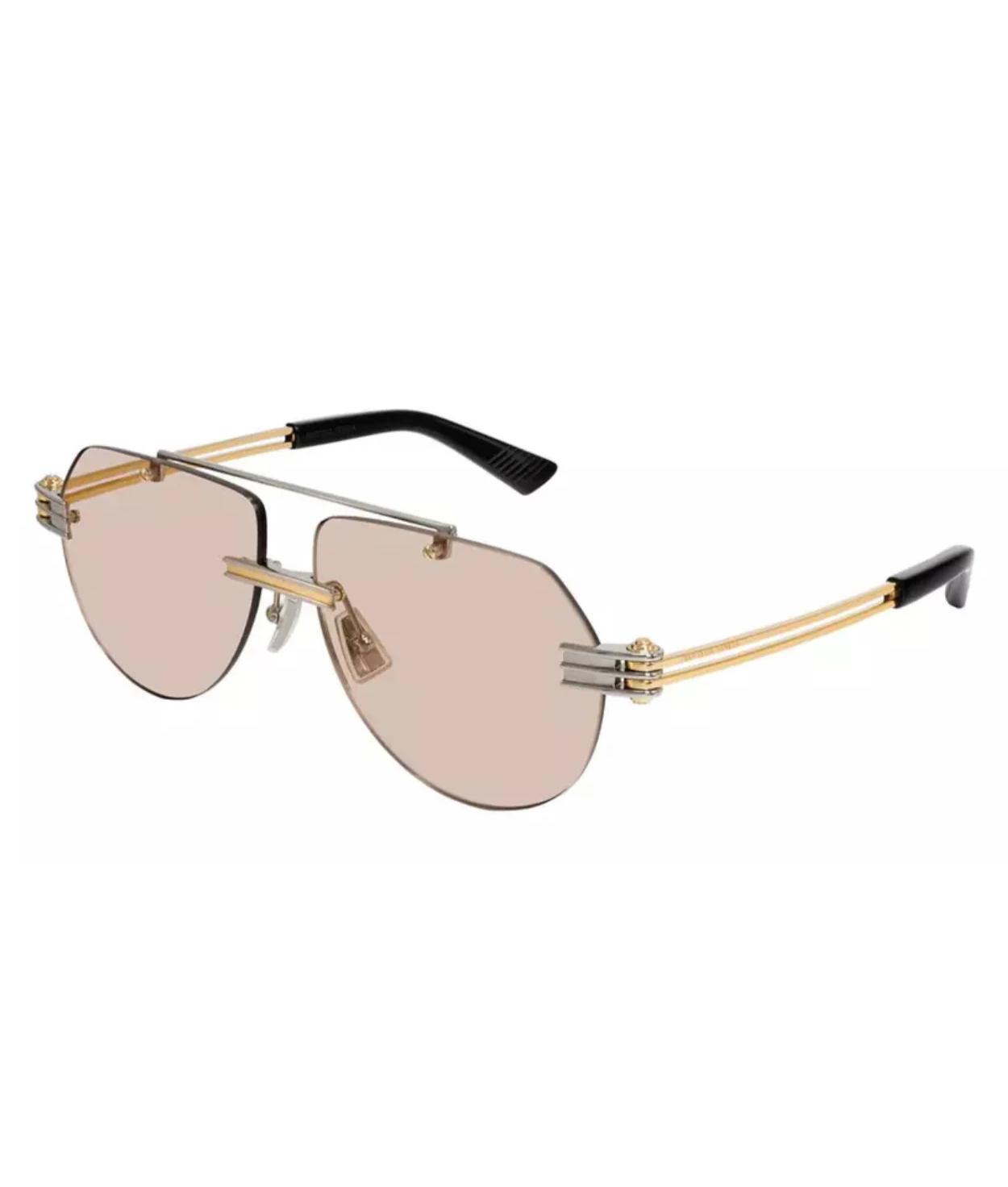 Bottega Veneta Bolt BV1342S Geometric Sunglasses-Refined Italian craftsmanship- VISIONMOOD