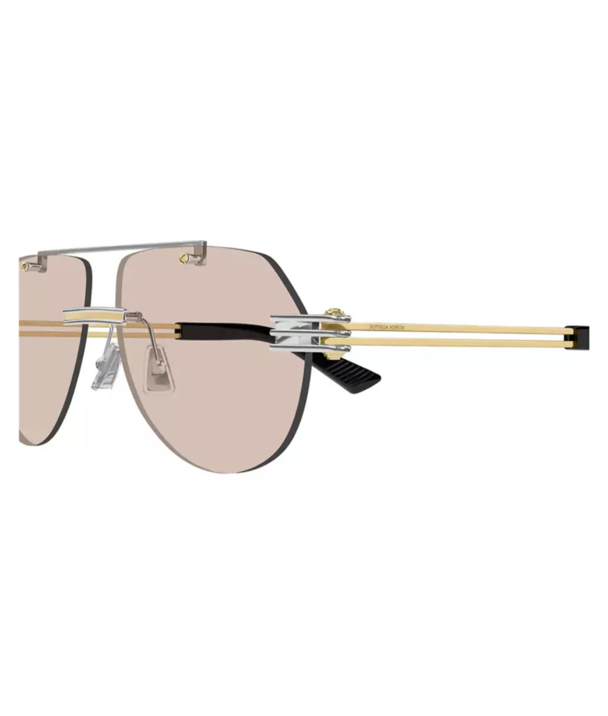 Bottega Veneta Bolt BV1342S Geometric Sunglasses-Refined Italian craftsmanship- VISIONMOOD