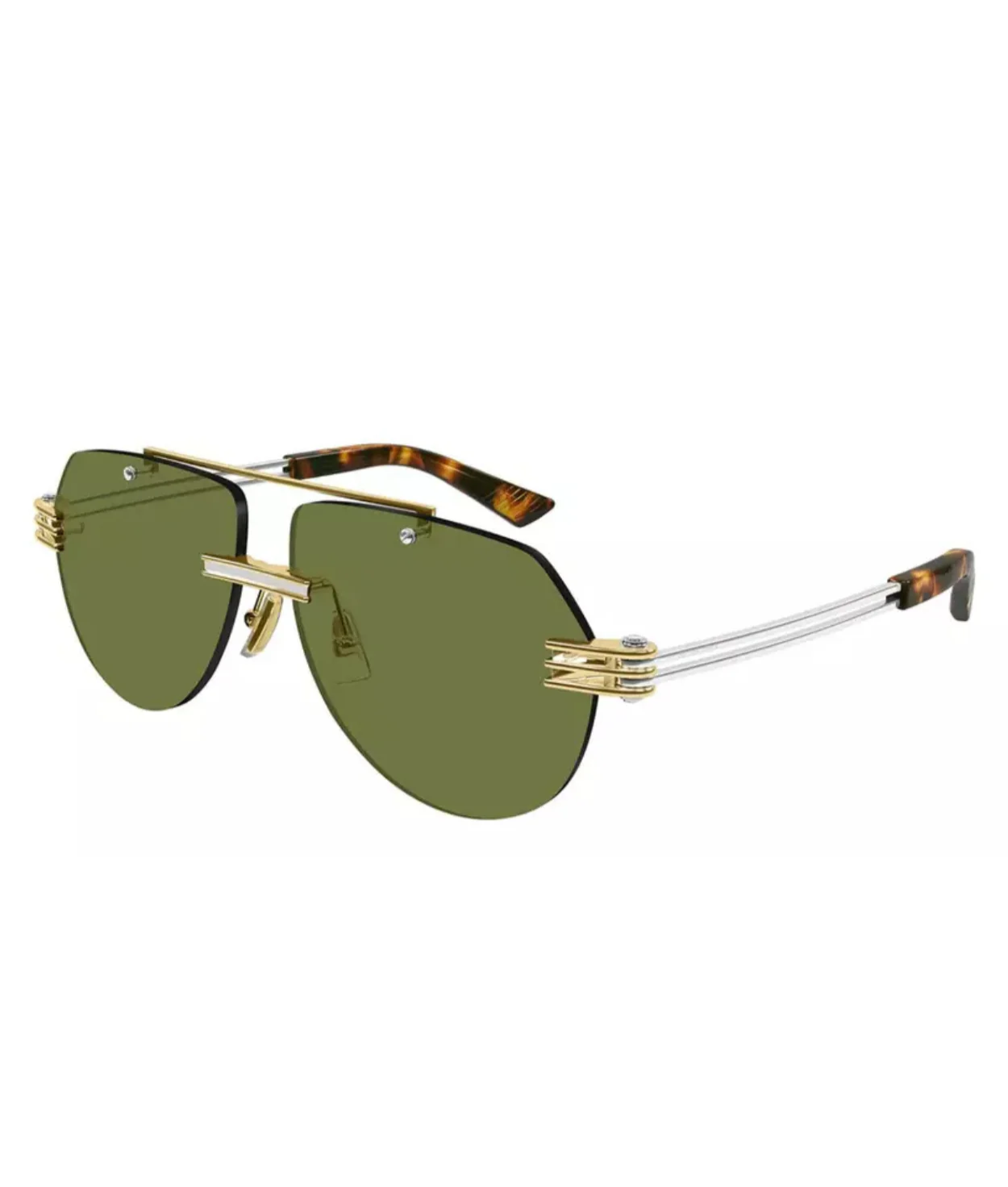 Bottega Veneta Bolt BV1342S Geometric Sunglasses-Refined Italian craftsmanship- VISIONMOOD