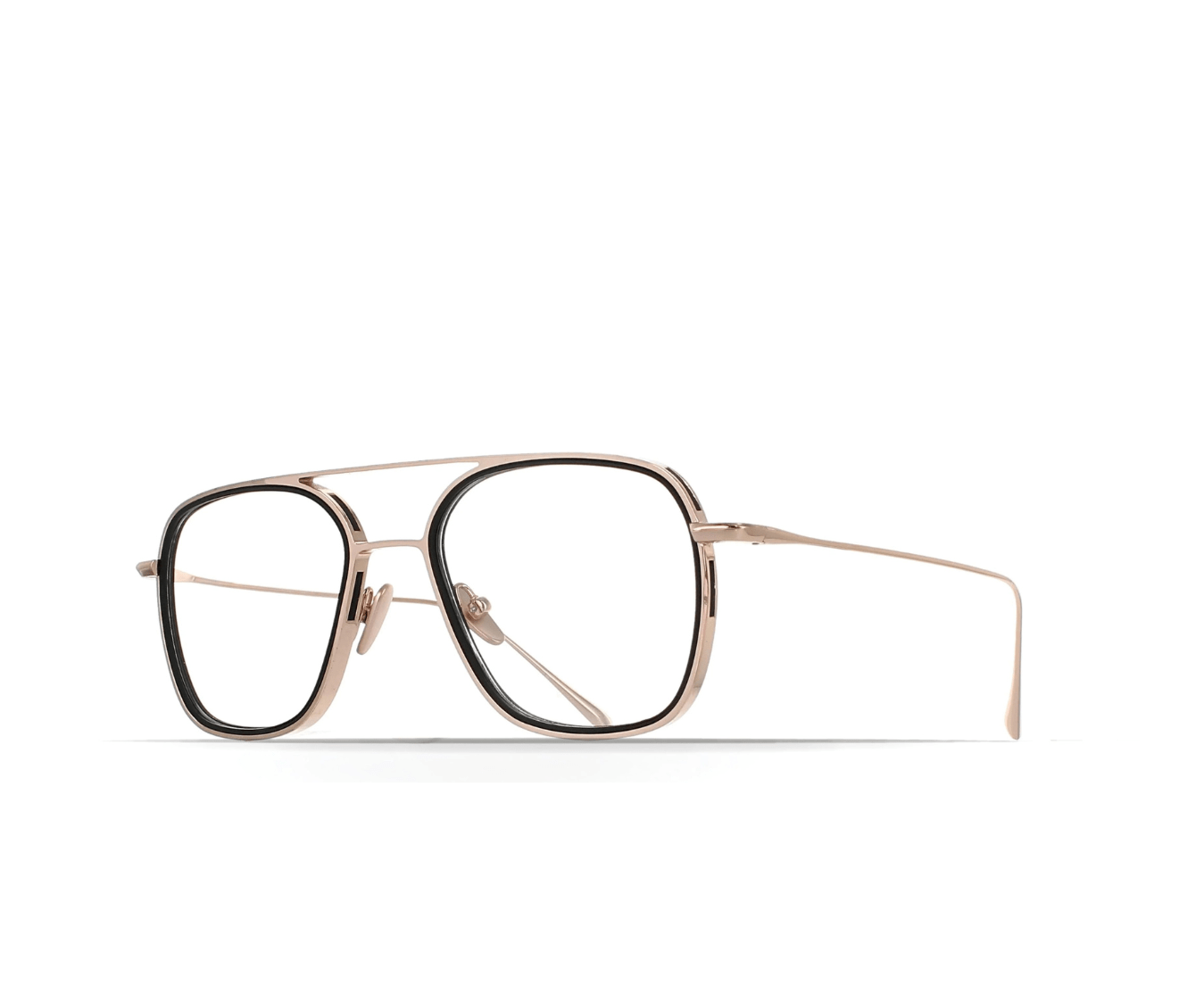 Brett Niki Geometric Eyeglasses-Handcrafted titanium" and "modern, masculine aesthetic- VISIONMOOD