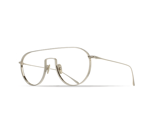 Brett Desmond Qstom Medium Eyeglasses-Handcrafted titanium" and "modern, masculine aesthetic- VISIONMOOD