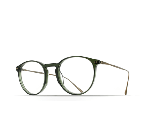 Brett Miles Round Eyeglasses-Handcrafted titanium" and "modern, masculine aesthetic- VISIONMOOD