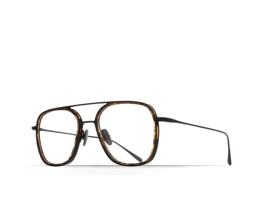 Brett Niki Geometric Eyeglasses-Handcrafted titanium" and "modern, masculine aesthetic- VISIONMOOD