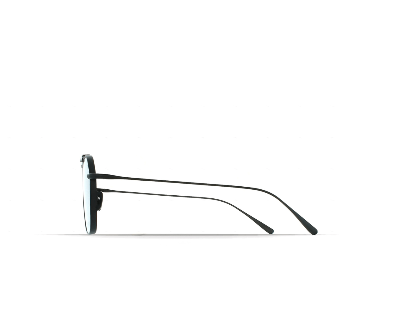 Brett Eliot Geometric Eyeglasses-Handcrafted titanium" and "modern, masculine aesthetic- VISIONMOOD