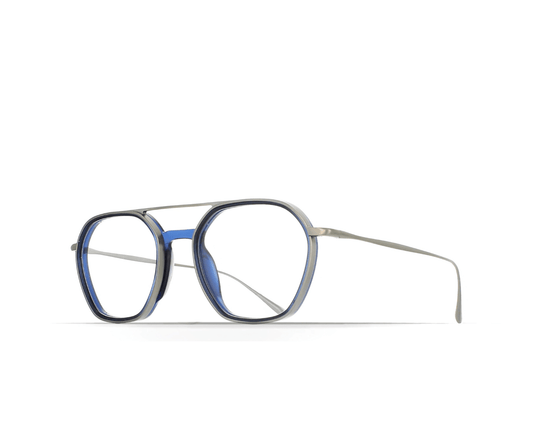 Brett Giacomo Geometric Eyeglasses-Handcrafted titanium" and "modern, masculine aesthetic- VISIONMOOD