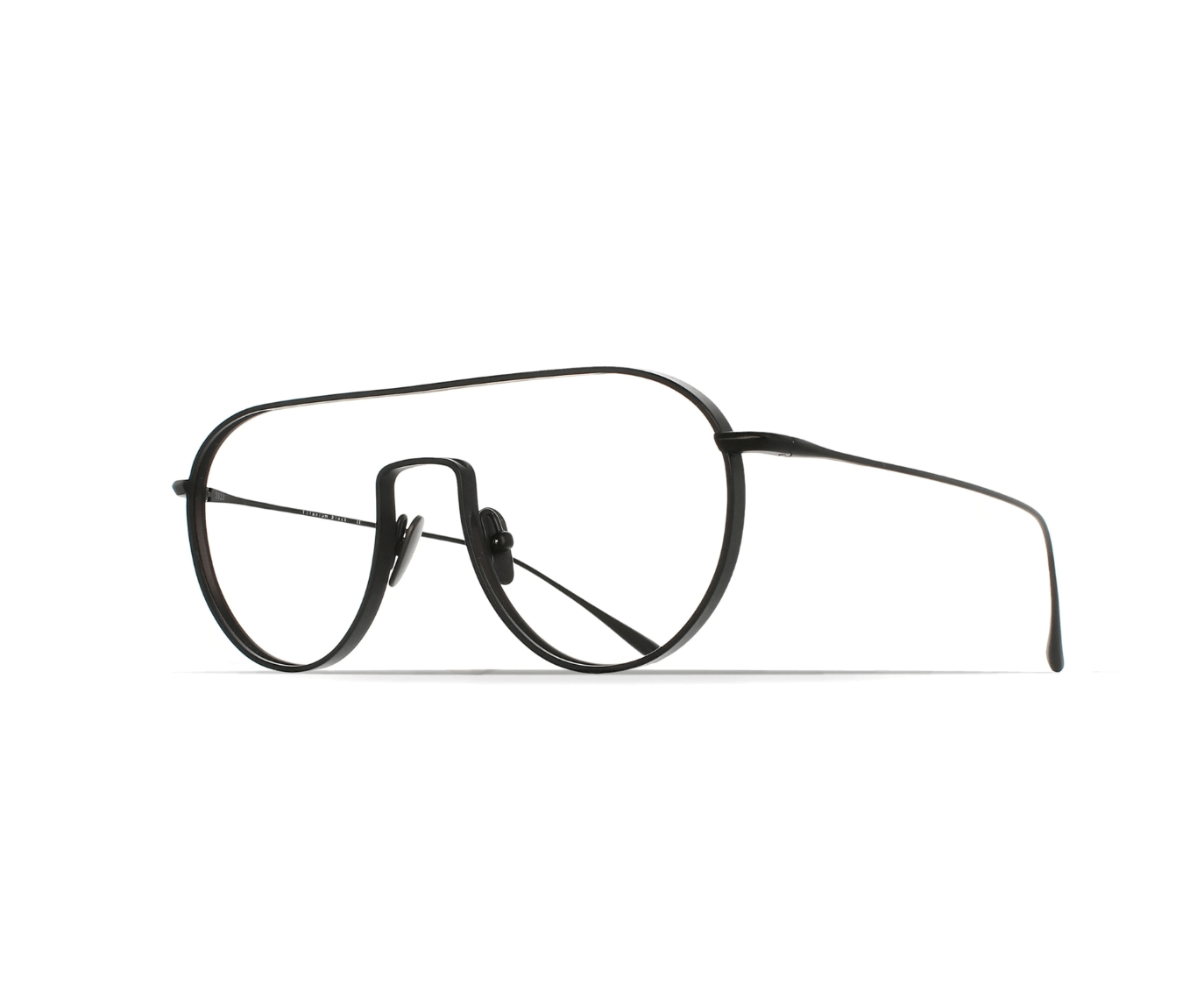 Brett Desmond Qstom Medium Eyeglasses-Handcrafted titanium" and "modern, masculine aesthetic- VISIONMOOD