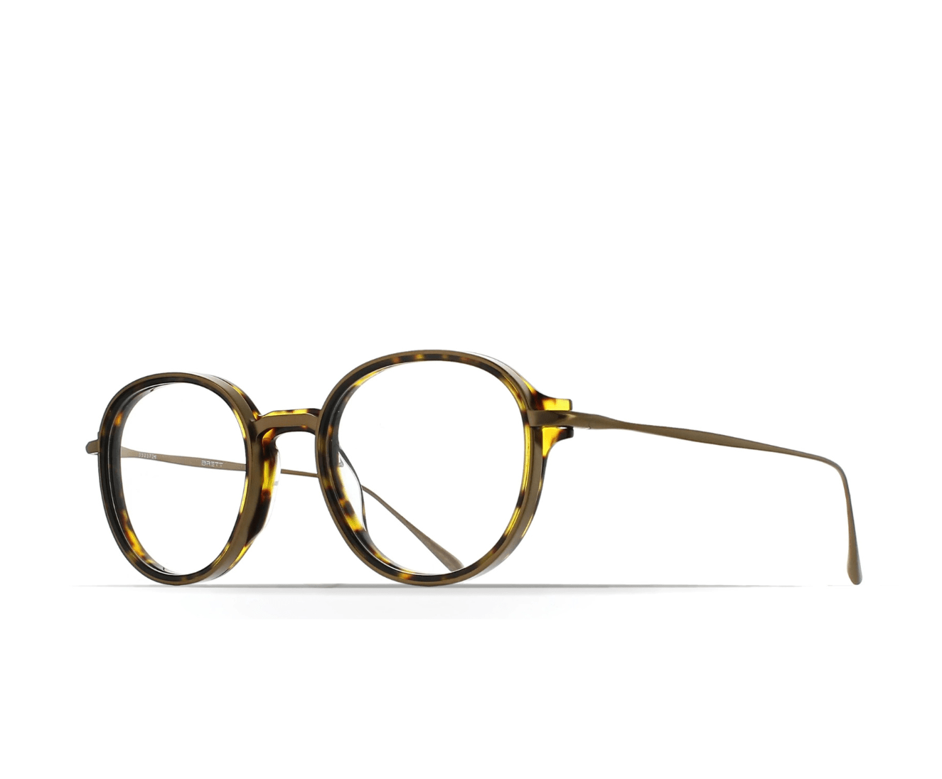 Brett Billy Round Eyeglasses-Handcrafted titanium" and "modern, masculine aesthetic- VISIONMOOD