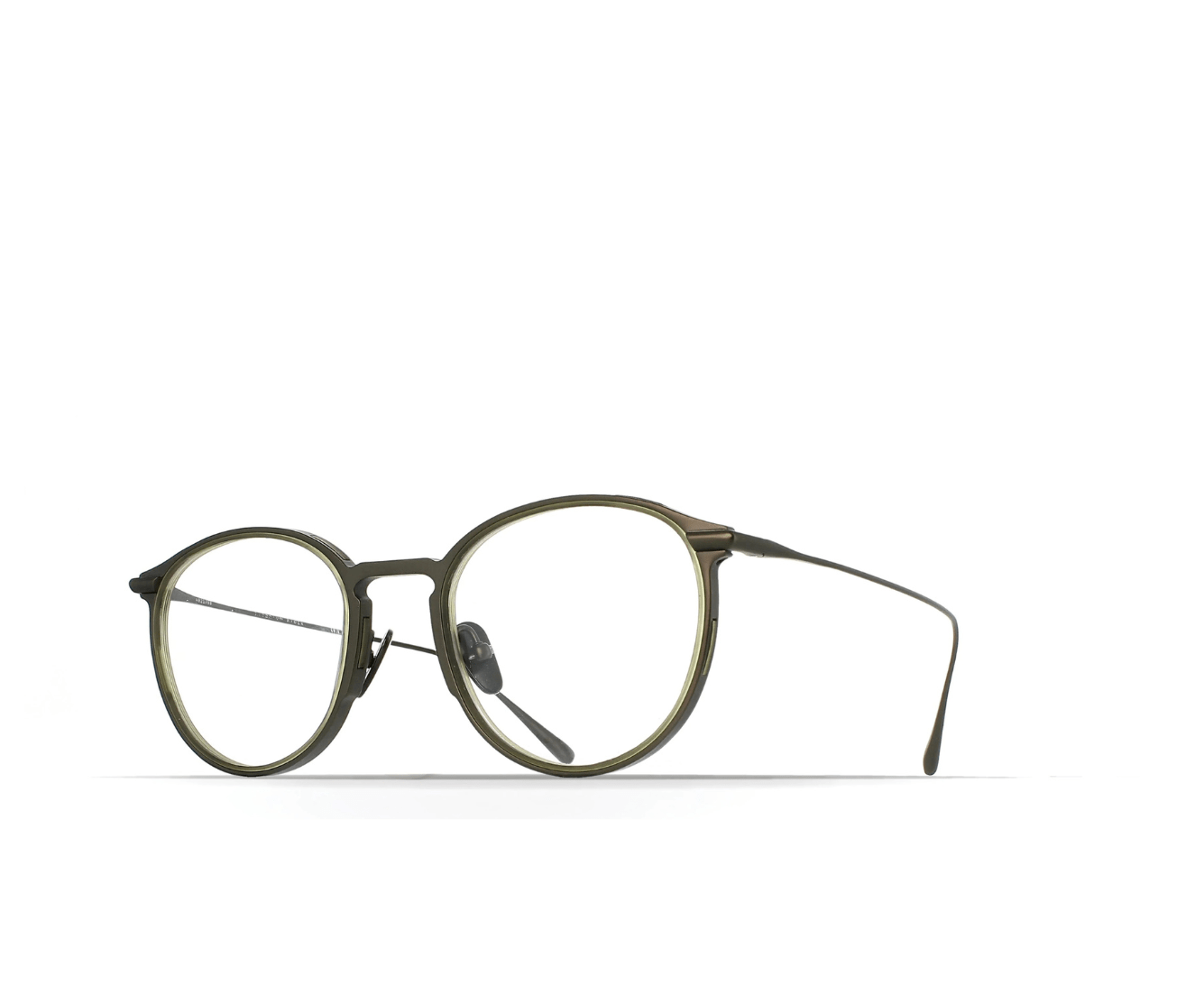 Brett Mario Round Eyeglasses-Handcrafted titanium" and "modern, masculine aesthetic- VISIONMOOD