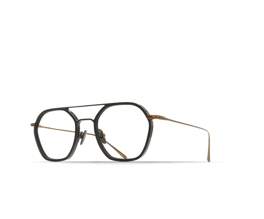 Brett Phil Geometric Eyeglasses-Handcrafted titanium" and "modern, masculine aesthetic- VISIONMOOD