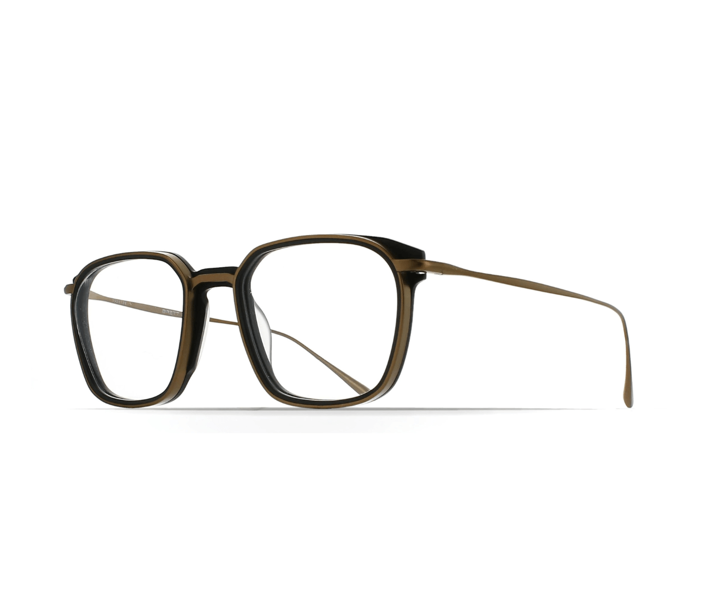 Brett Mike Square Eyeglasses-Handcrafted titanium" and "modern, masculine aesthetic- VISIONMOOD