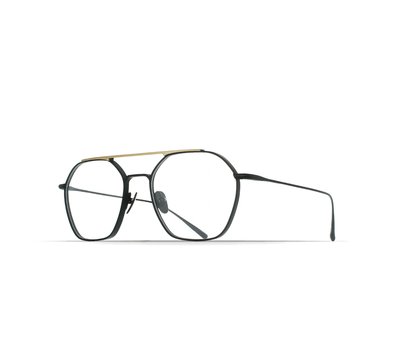 Brett Eliot Geometric Eyeglasses-Handcrafted titanium" and "modern, masculine aesthetic- VISIONMOOD