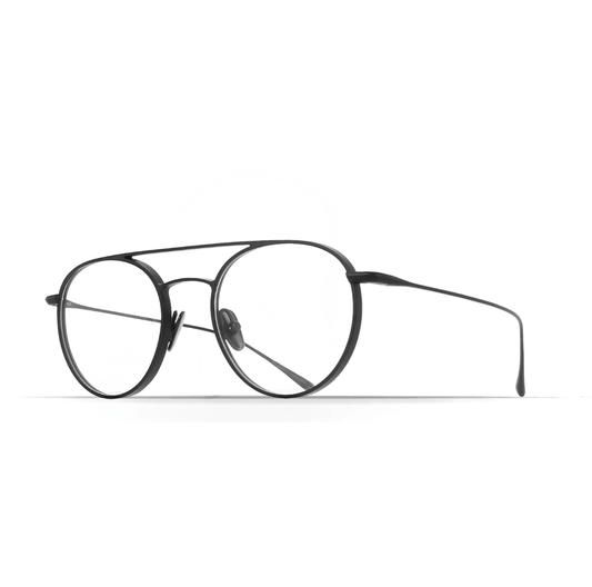 Brett Clint Pilot Eyeglasses-Handcrafted titanium" and "modern, masculine aesthetic- VISIONMOOD