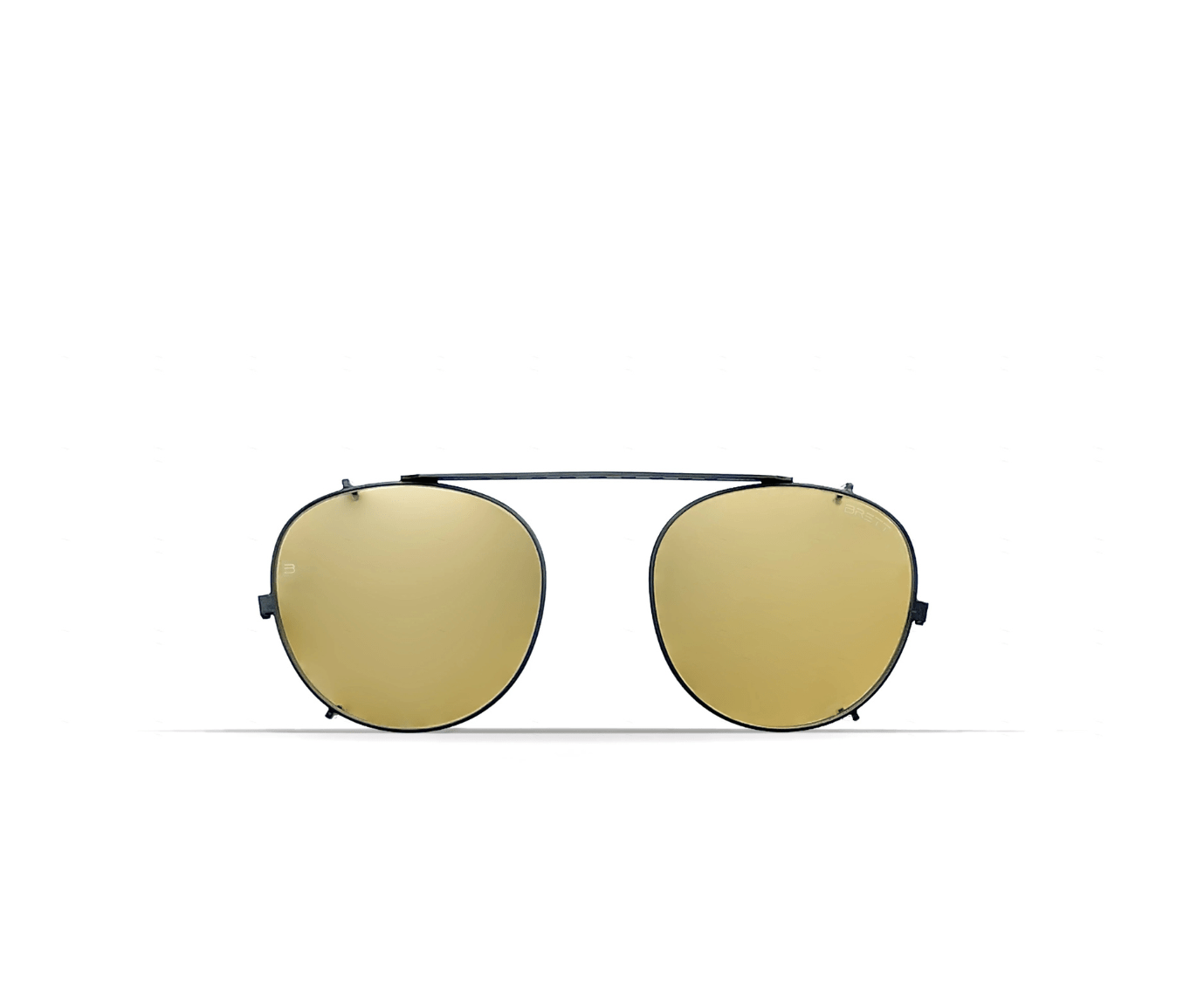 Brett Miles Clip Sun Pilot Sunglasses-Handcrafted titanium" and "modern, masculine aesthetic- VISIONMOOD