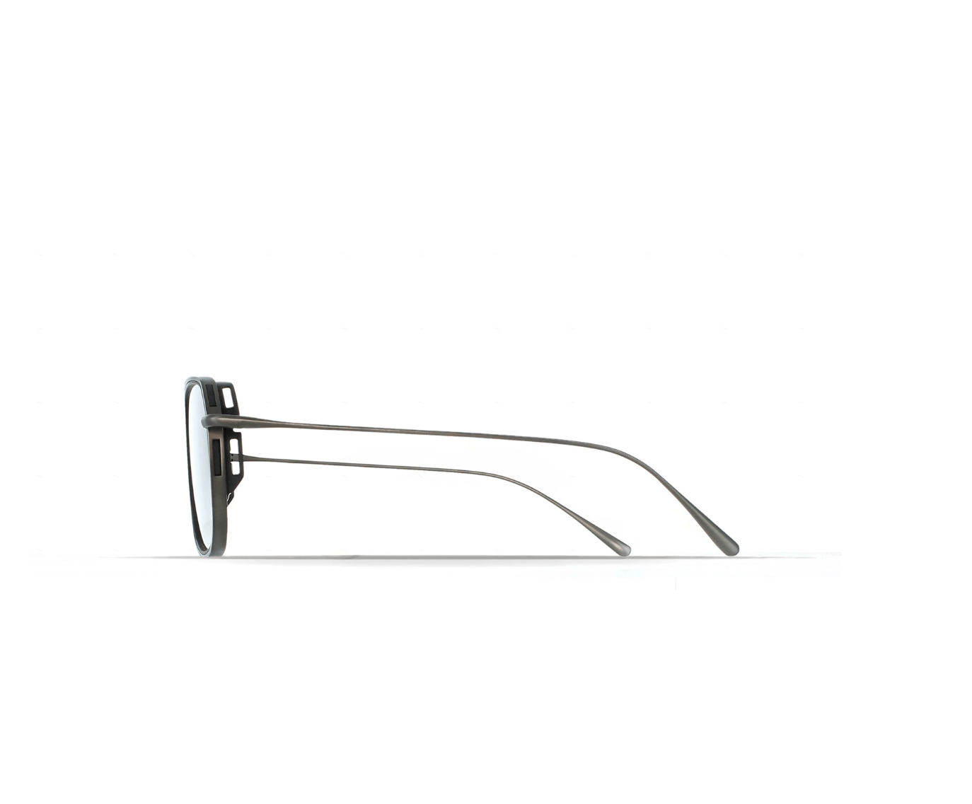 Brett Louis Sun Geometric Sunglasses-Handcrafted titanium" and "modern, masculine aesthetic- VISIONMOOD