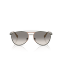 Matte Gunmetal/Rose Gold-Clear Gradient Grey