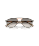 Matte Gunmetal/Rose Gold-Clear Gradient Grey
