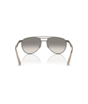 Matte Gunmetal/Rose Gold-Clear Gradient Grey