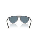 Matte Black/Gunmetal-Polar Blue Mirror Gold