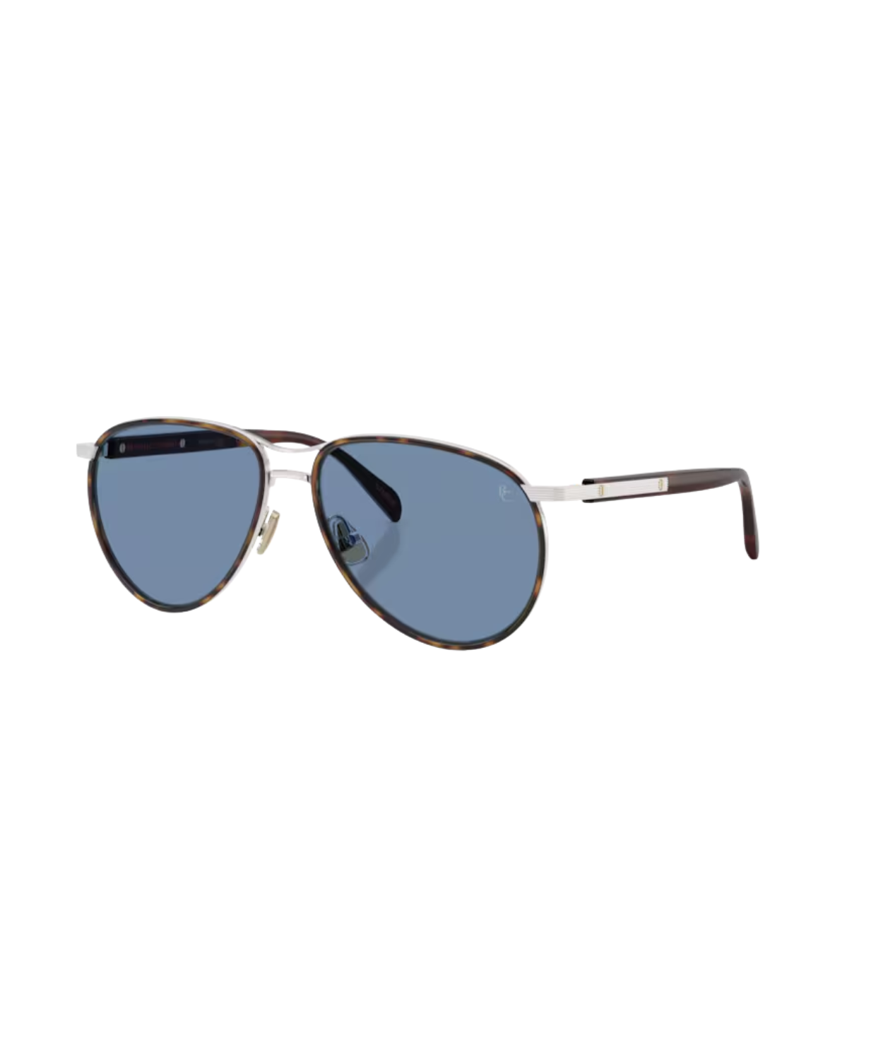 White gold plated 18k-Blue transition