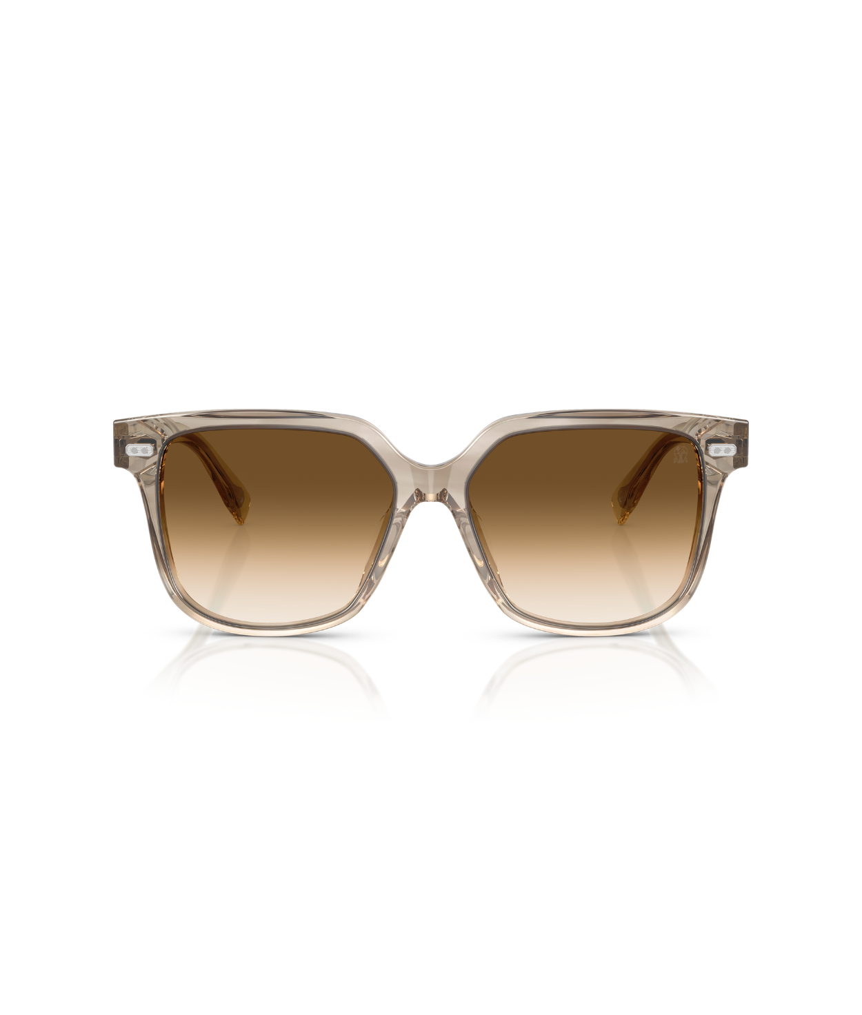 Striped Ivory-Clear Gradient Brown