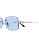 Silver-Pale Light Blue