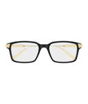 Cartier Santos CT0653O rectangle eyeglasses in Black, front view
