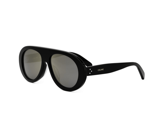 Shiny Black-Silver