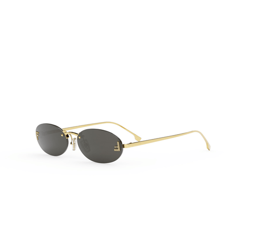 Fendi First Crystal FE4075US Oval Sunglasses