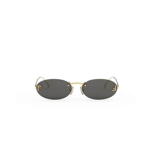 Fendi First Crystal FE4075US Oval Sunglasses