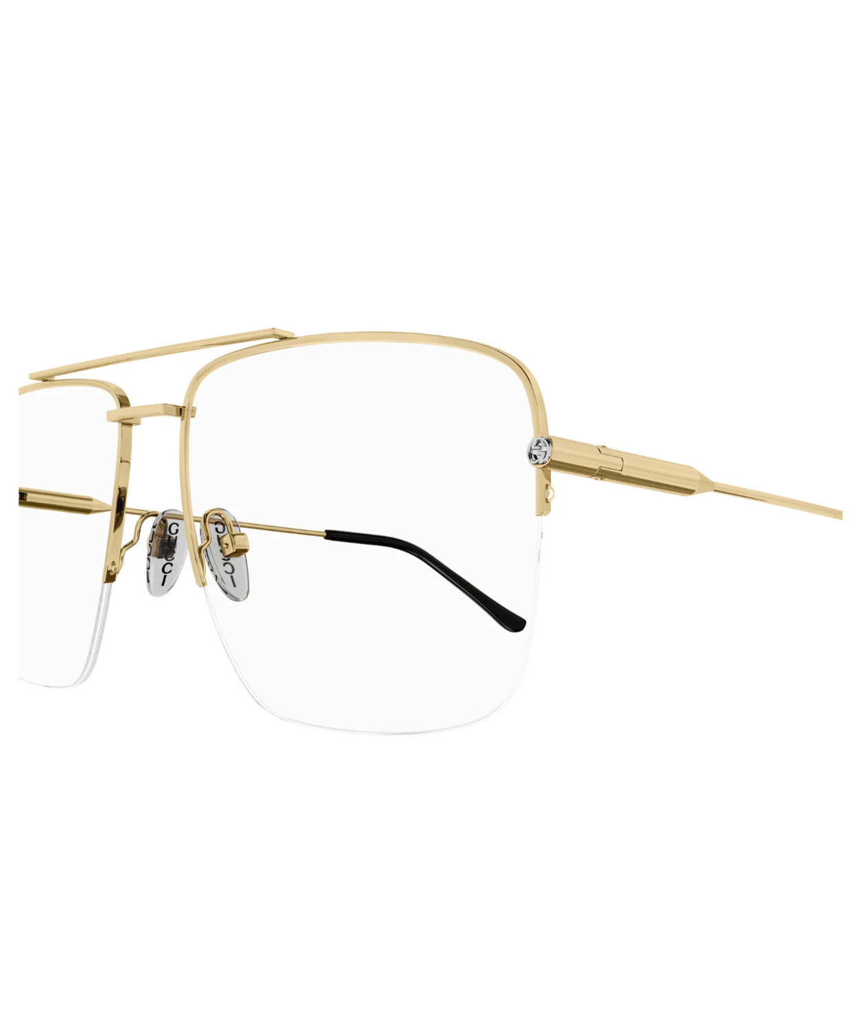 Gucci GG1415o Square Eyeglasses Iconic Italian Style Available at VISIONMOOD