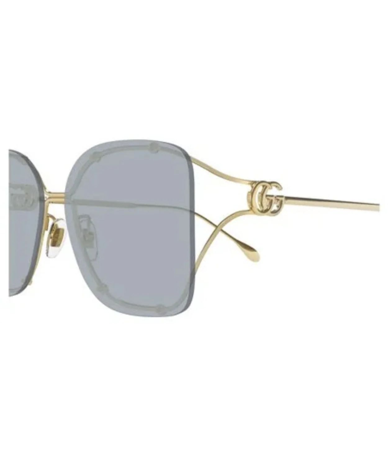 Gucci GG1713SA Rectangle Sunglasses Iconic Italian Style Available at VISIONMOOD