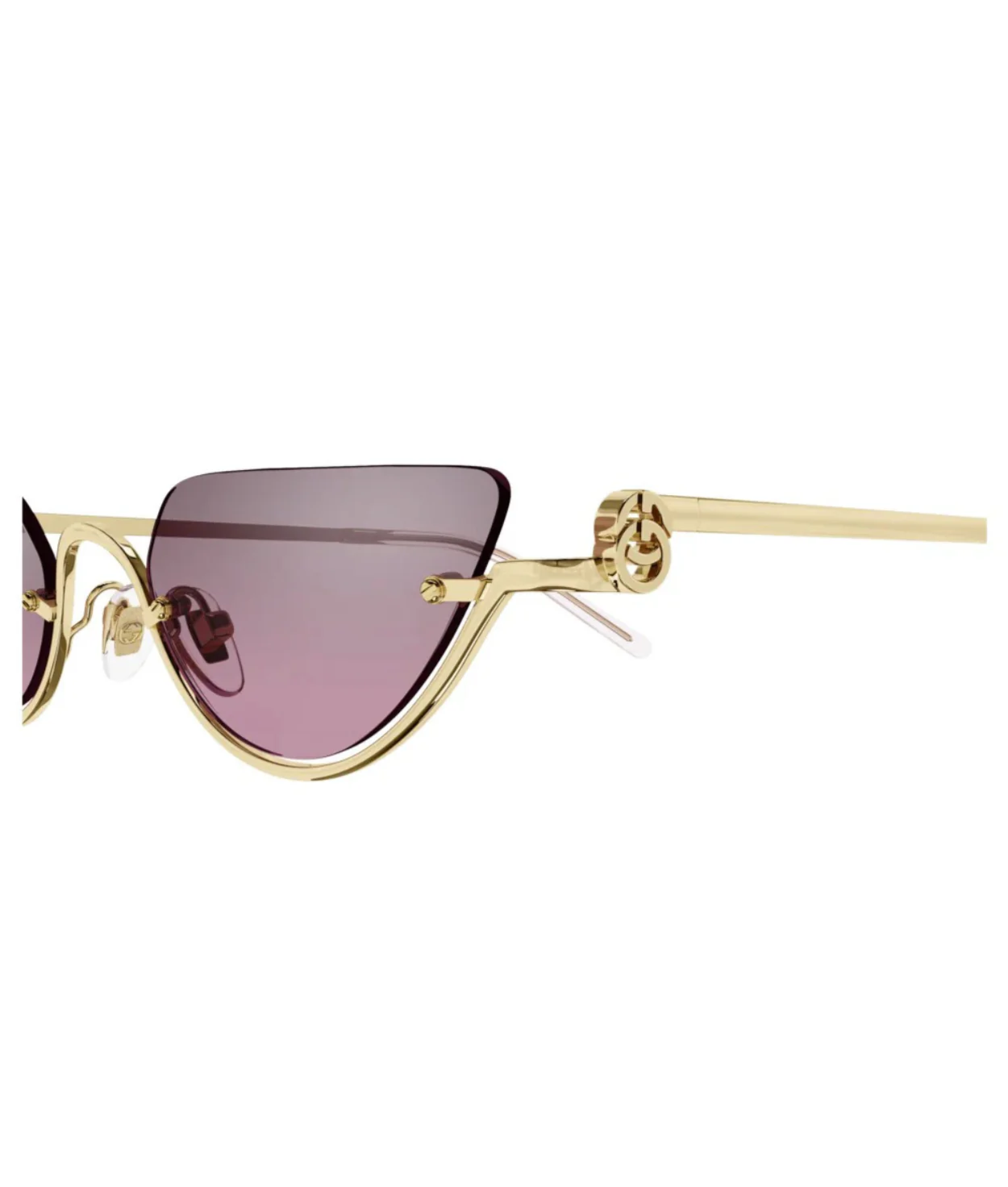 Gucci GG1603S Cat Eye Sunglasses Iconic Italian Style Available at VISIONMOOD