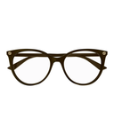 Gucci GG0093O pantos eyeglasses in Brown, front view