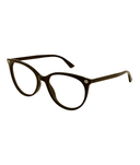 Gucci GG0093O pantos eyeglasses in Brown, three-quarter view