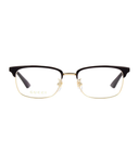 Gucci GG0131O rectangle eyeglasses in Black, front view