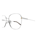 Gucci GG1417OA oval eyeglasses in Silver, side view