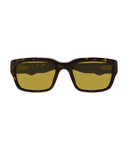 Gucci GG2240S rectangle sunglasses in Havana-Yellow, front view