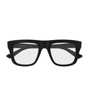 Gucci GG2242O rectangle eyeglasses in Black, front view