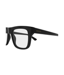 Gucci GG2242O rectangle eyeglasses in Black, side view