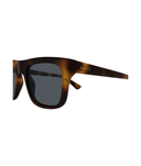 Gucci GG2242S rectangle sunglasses in Havana-Grey, side view