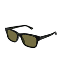 Gucci GG2243S rectangle sunglasses in Havana-Green, three-quarter view