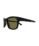 Gucci GG2243S rectangle sunglasses in Havana-Green, side view