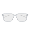 Gucci GG2252O rectangle eyeglasses in Grey, front view