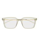 Gucci GG2252O rectangle eyeglasses in Green, front view