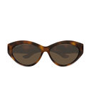Gucci GG2269S cat eye sunglasses in Havana-Brown, front view
