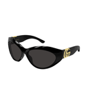 Gucci GG2269S cat eye sunglasses in Black-Grey, three-quarter view