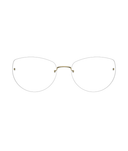 Matte Grey-Polished Gold Titanium