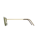 Polished Gold Transparent Green