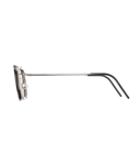 Polished Silver Transparent Light Grey