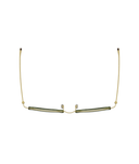 Polished Gold Transparent Green